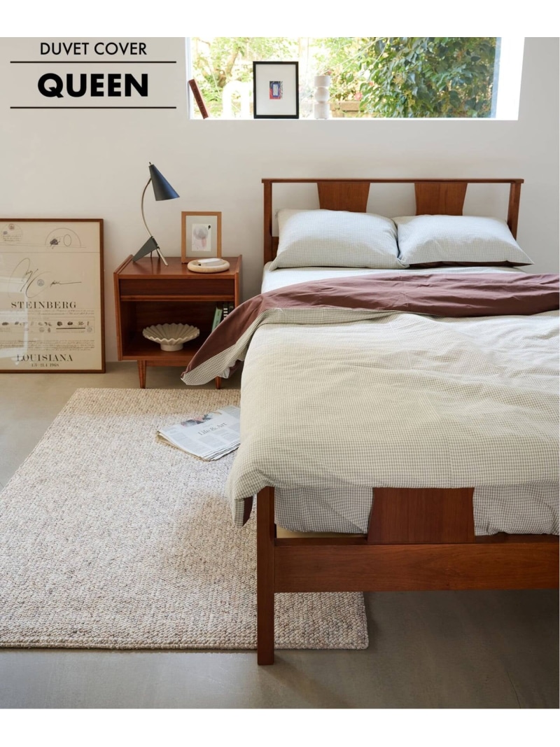 SUCKER CHECK DUVET COVER Q 掛け布団カバー クィーン JOURNAL STANDARD FURNITURE ジャーナルスタンダードファニチャー インテリア・生活雑貨 その他のインテリア・生活雑貨【送料無料】[ Fashion]