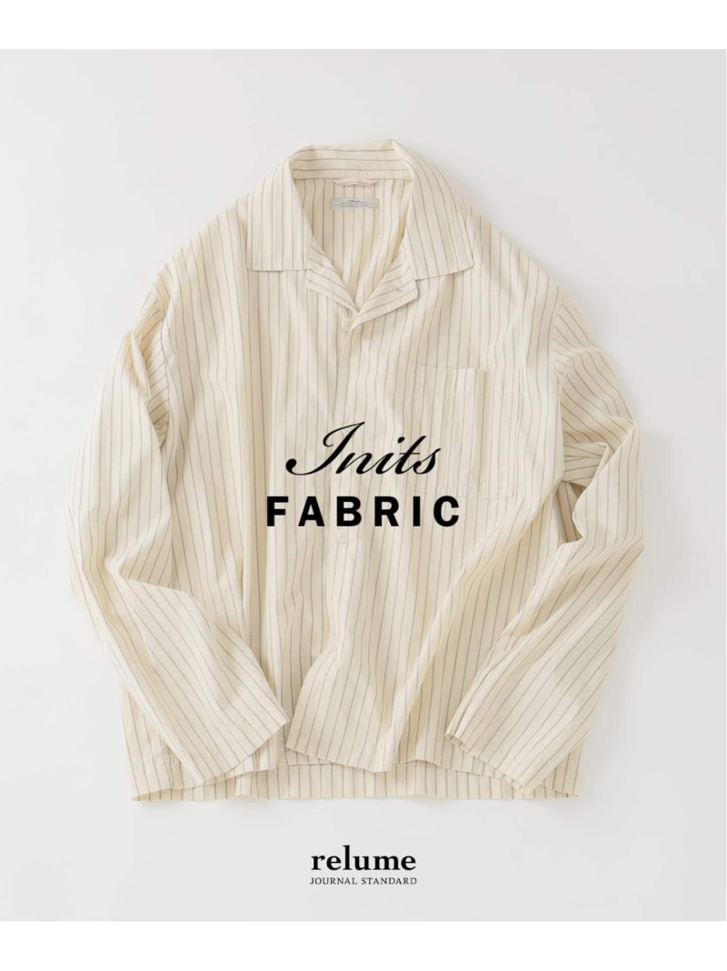 《予約》INITS FABRIC / イニッツ ファブリック リラックス シャツブルゾン JOURNAL STANDARD relume ジャーナル スタンダード レリューム トップス シャツ・ブラウス グレー ネイビー ブルー ベージュ【先行予約】*【送料無料】[ Fashion]｜JOURNAL STANDARD