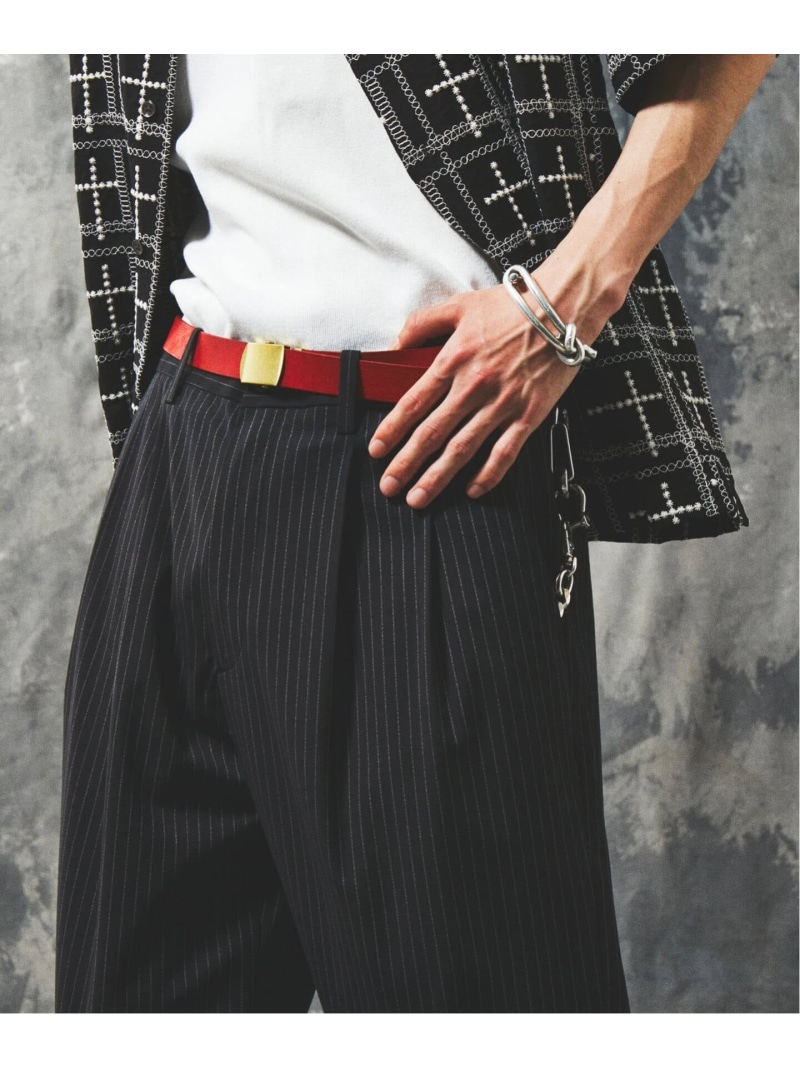 【SALE／30%OFF】T/R バギー スラックス JOURNAL STANDARD ジャーナル スタンダード パンツ スラックス・ドレスパンツ ブラック グレー ネイビー【RBA_E】【送料無料】[ Fashion]｜JOURNAL STANDARD