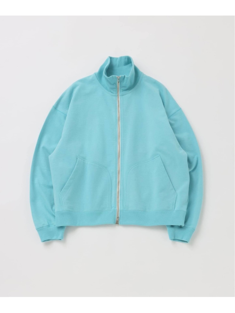 【FOLL / フォル】antique washed nep sweat zip jacket JOURNAL STANDARD ジャーナル スタンダード ジャケット・アウター ブルゾン・ジャンパー ブラック ブルー【送料無料】[ Fashion]｜JOURNAL STANDARD