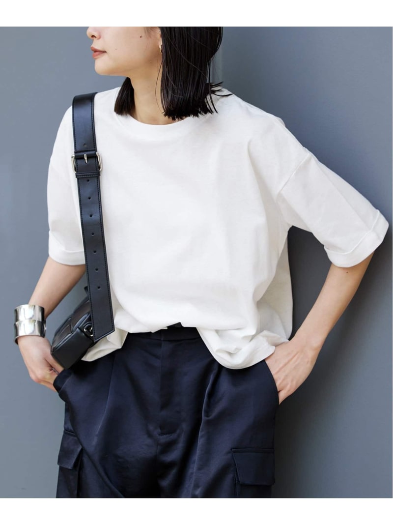 美品　ジャーナルスタンダード　フレンチスリーブシャツ　コットンリネン　ゆったり ハードマンズリネンコットンフレンチスリーブスキッパーシャツ