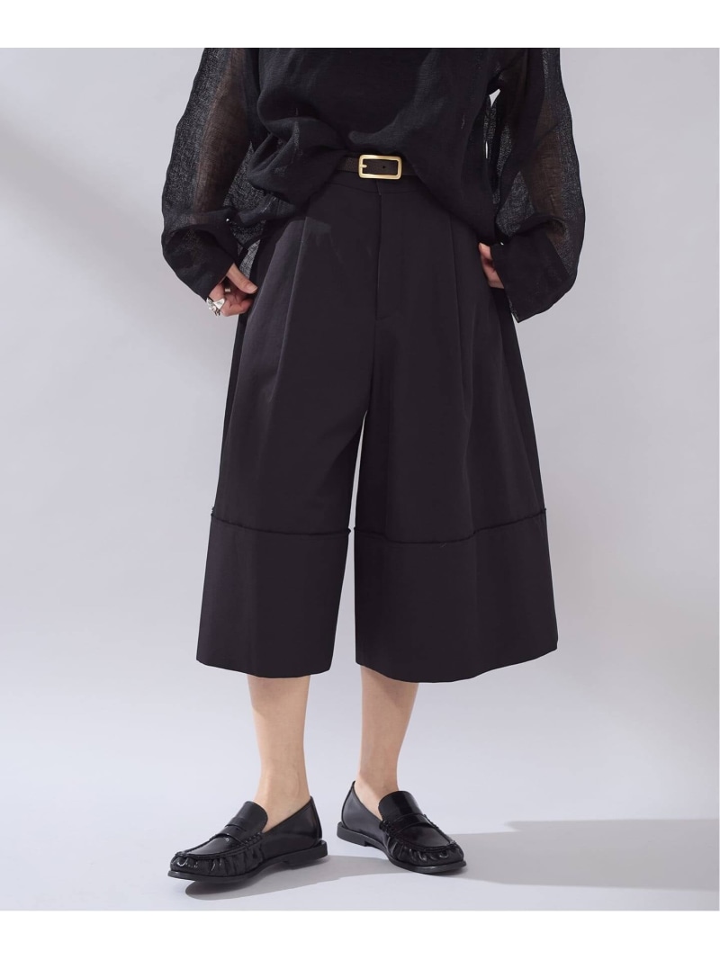 《予約》【osedit】チノワイドマッキンキュロット JOURNAL STANDARD ジャーナル スタンダード パンツ チノパンツ ブラウン ブラック【先行予約】*【送料無料】[ Fashion]
