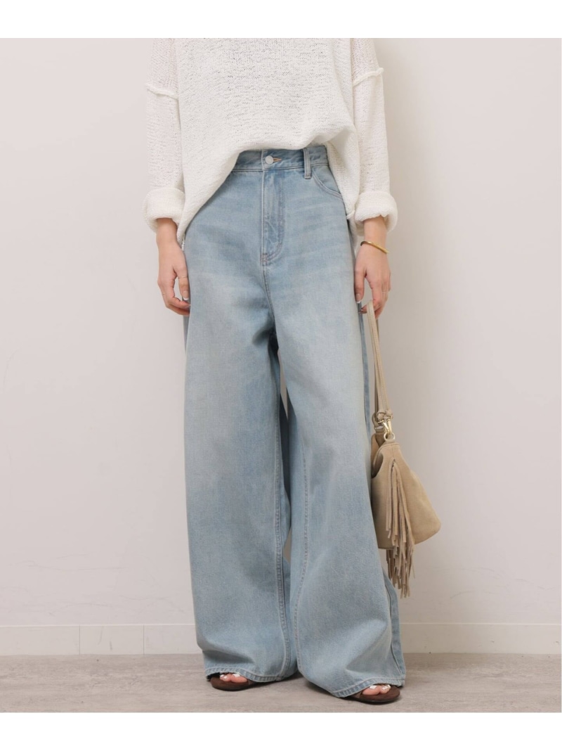 《一部WEB限定追加》バギーDENIM JOURNAL STANDARD relume ジャーナル スタンダード レリューム パンツ ジーンズ・デニムパンツ ブラック ブルー【送料無料】[ Fashion]