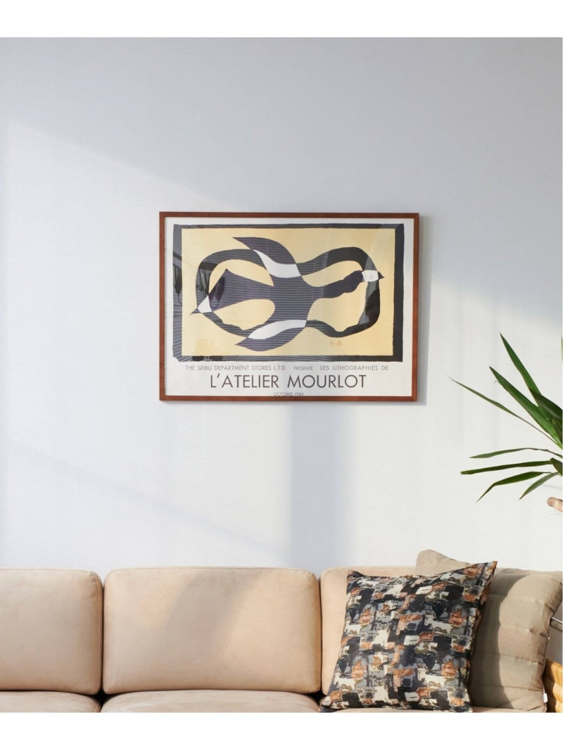 POSTER【GEORGES BRAQUE / ジョルジュ・ブラック】OISEAU 工芸ひな型 JOURNAL STANDARD FURNITURE ジャーナルスタンダードファニチャー 室内装飾・生きて行く雑貨 写真絵ひな型・活動写真立て 黒いこと【貨物輸送無料】[ Fashion]