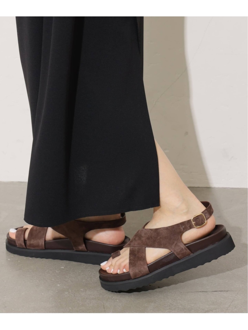 【SALE／30%OFF】【REMME/レメ】クロスストラップサンダル JOURNAL STANDARD relume ジャーナル スタンダード レリューム シューズ・靴 サンダル ベージュ ブラウン【RBA_E】【送料無料】[ Fashion]｜JOURNAL STANDARD