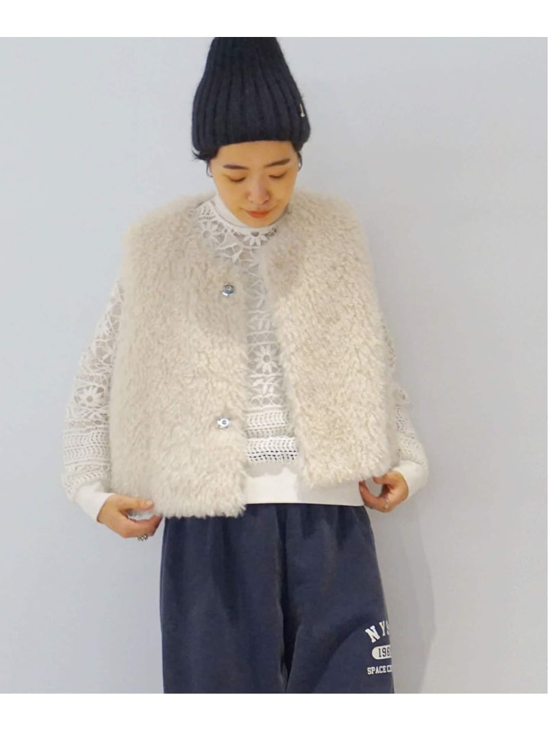 楽天市場】リネンダンガリー フリルジレ journal standard luxe