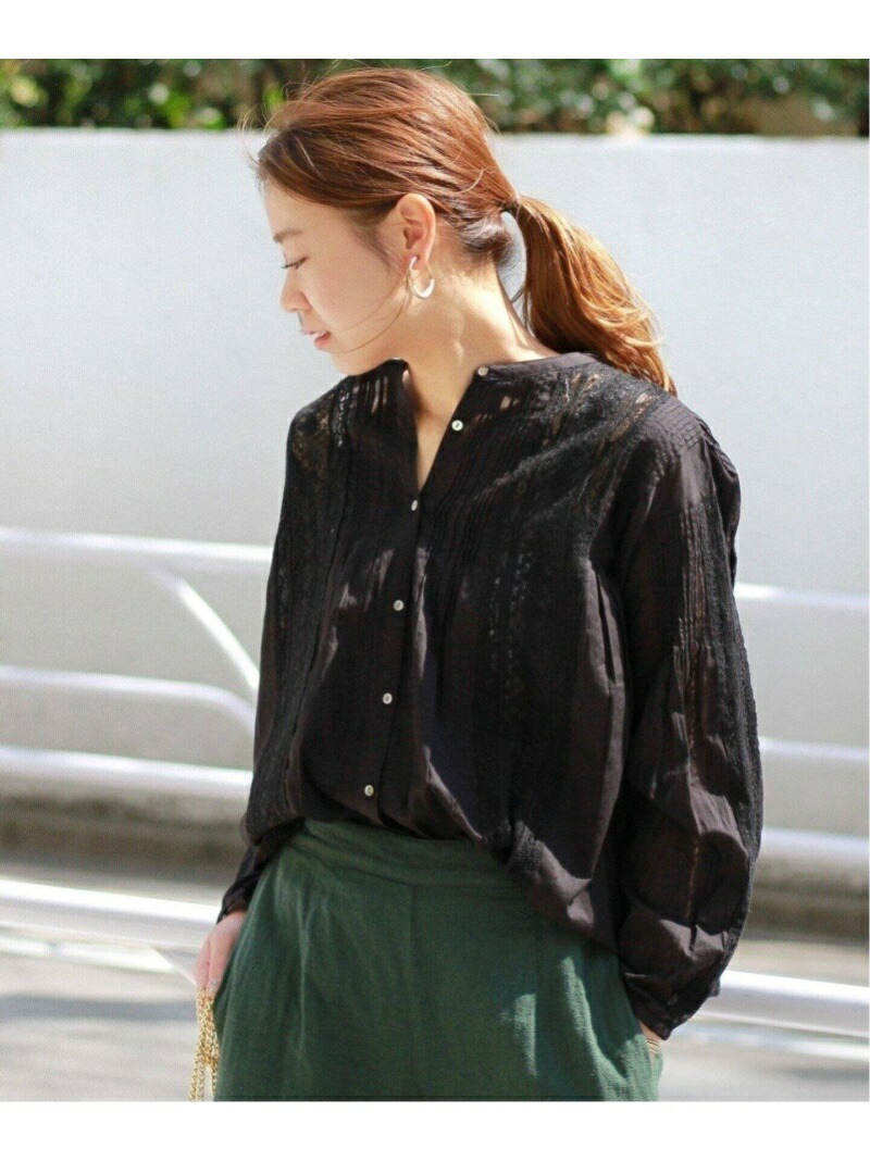 楽天市場】別注【SOIL/ソイル】*RELUME GATHERED SHIRT:ブラウス