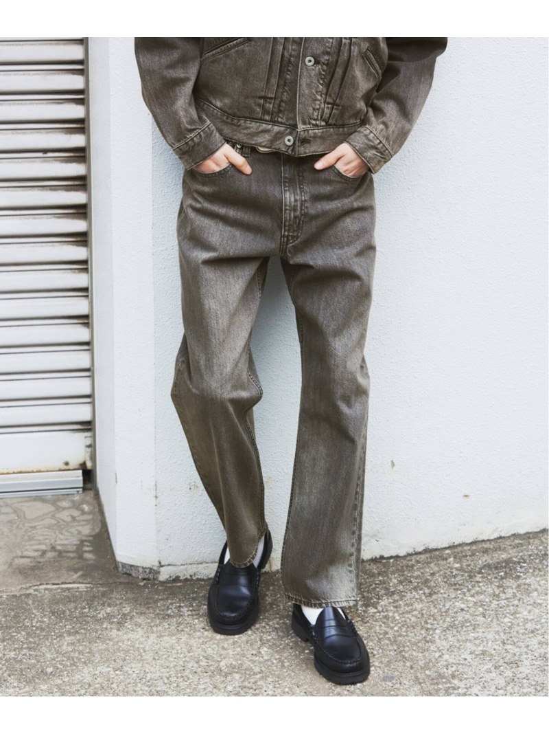 ストレート デニム パンツ LOT200 JOURNAL STANDARD ジャーナル スタンダード パンツ ジーンズ・デニムパンツ ネイビー ブラック【送料無料】[ Fashion]