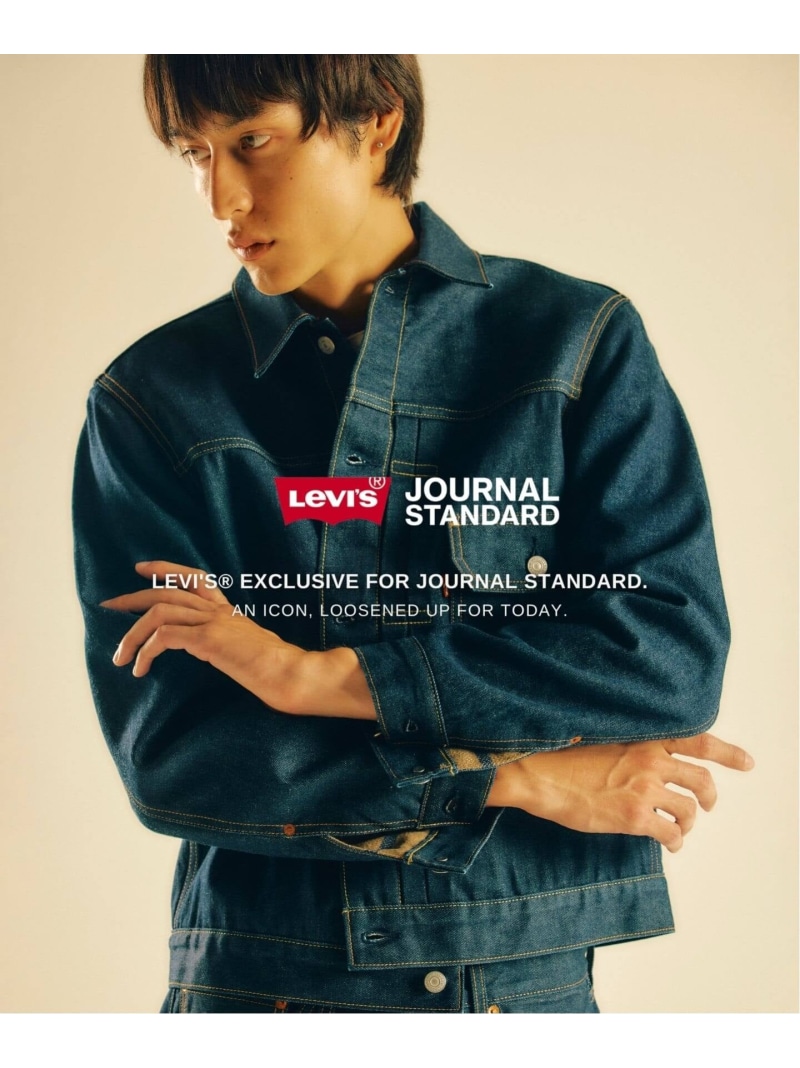 《予約》LEVI'S (R) / リーバイス 別注 TYPE1 ブランケット ライニング トラッカー JOURNAL STANDARD ジャーナル スタンダード ジャケット・アウター デニムジャケット ネイビー【先行予約】*【送料無料】[ Fashion]｜JOURNAL STANDARD