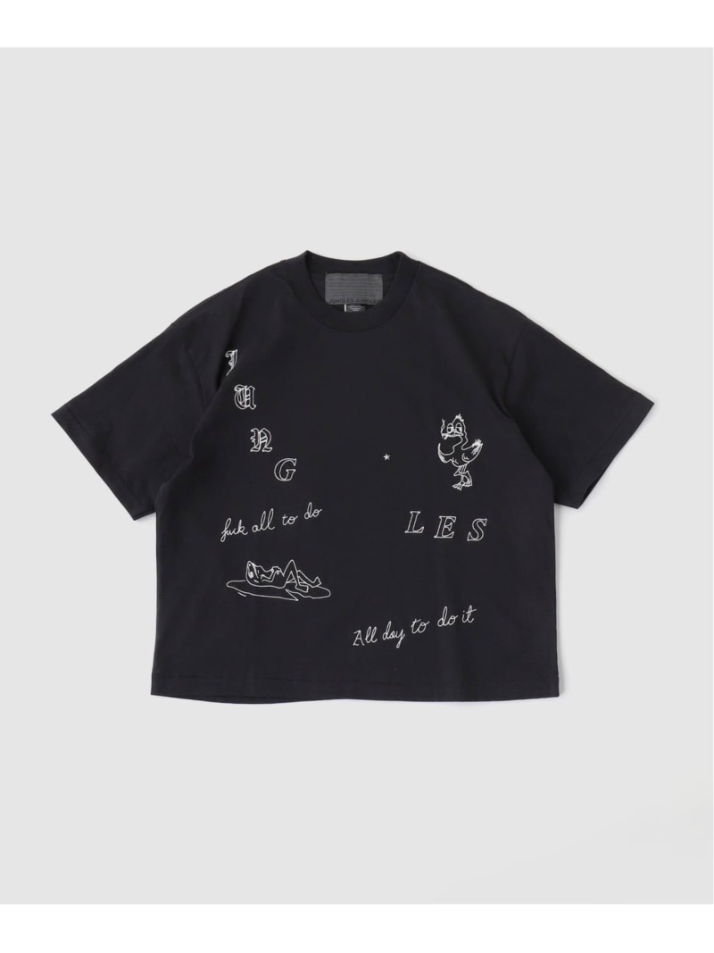 JUNGLES All Day Tee JOURNAL STANDARD 逐次刊行物 標準尺度 トップス カットソー・ティーシャツ 黒いこと【貨物輸送無料】[ Fashion]