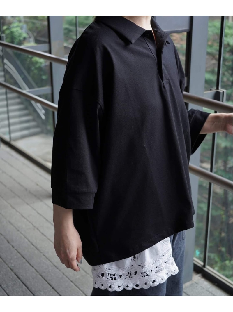 スワイジャージプルオーバー journal standard luxe ジャーナルスタンダード ラックス トップス その他のトップス ブラック ベージュ【送料無料】[ Fashion]