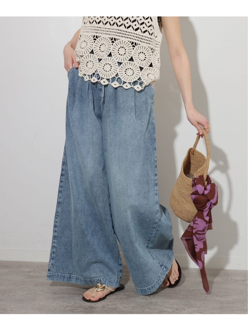 JOURNAL STANDARD イージーデニムワイドパンツ 38 新品 新品未使用 JOURNAL STANDARD イージーデニムワイドパンツ 38