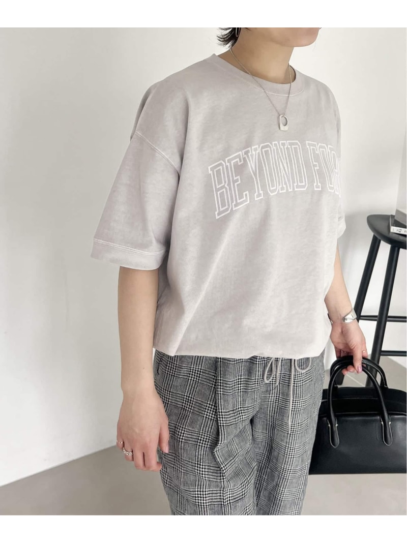 ピグメントテンジクドロストTEE JOURNAL STANDARD ジャーナル スタンダード トップス カットソー・Tシャツ ベージュ グリーン ブラック【送料無料】[ Fashion]