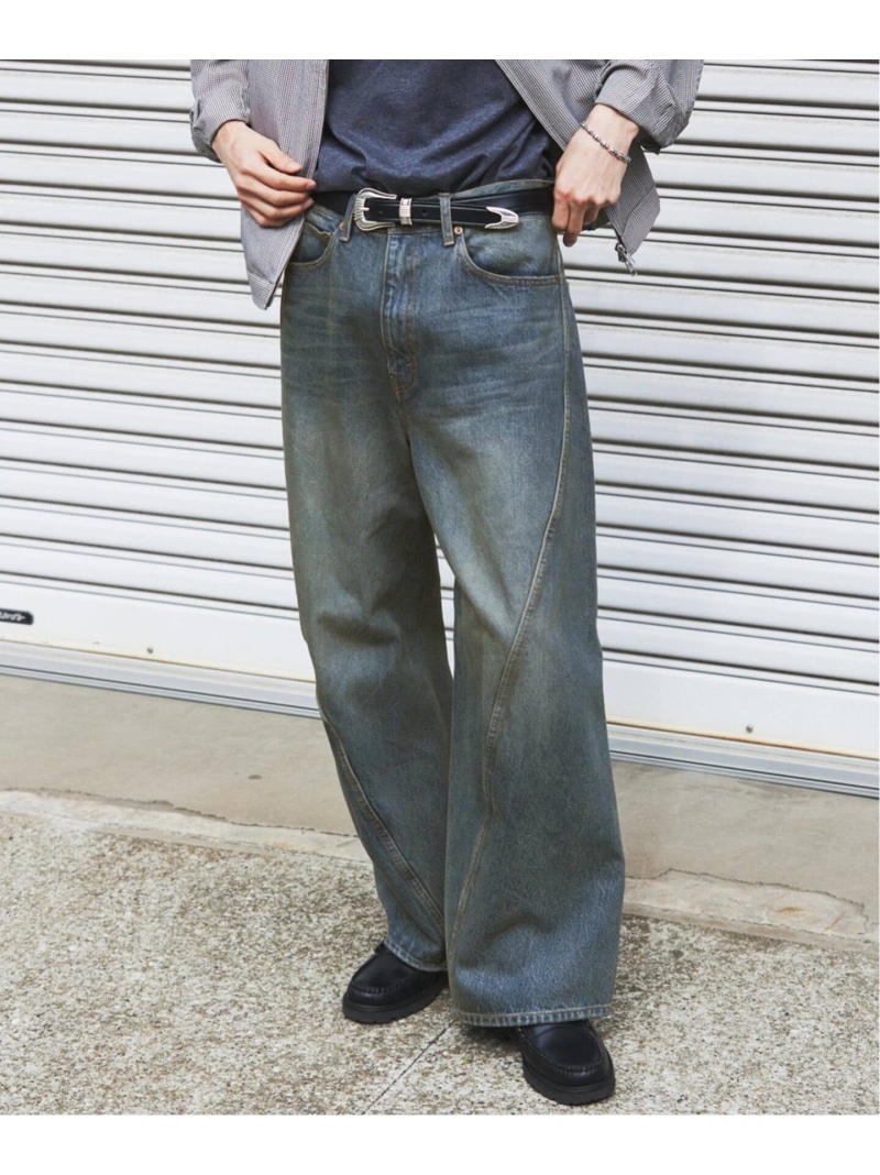 3D グレー 後染め キャノン パンツ JOURNAL STANDARD ジャーナル スタンダード パンツ ジーンズ・デニムパンツ ネイビー グレー ブルー【送料無料】[ Fashion]