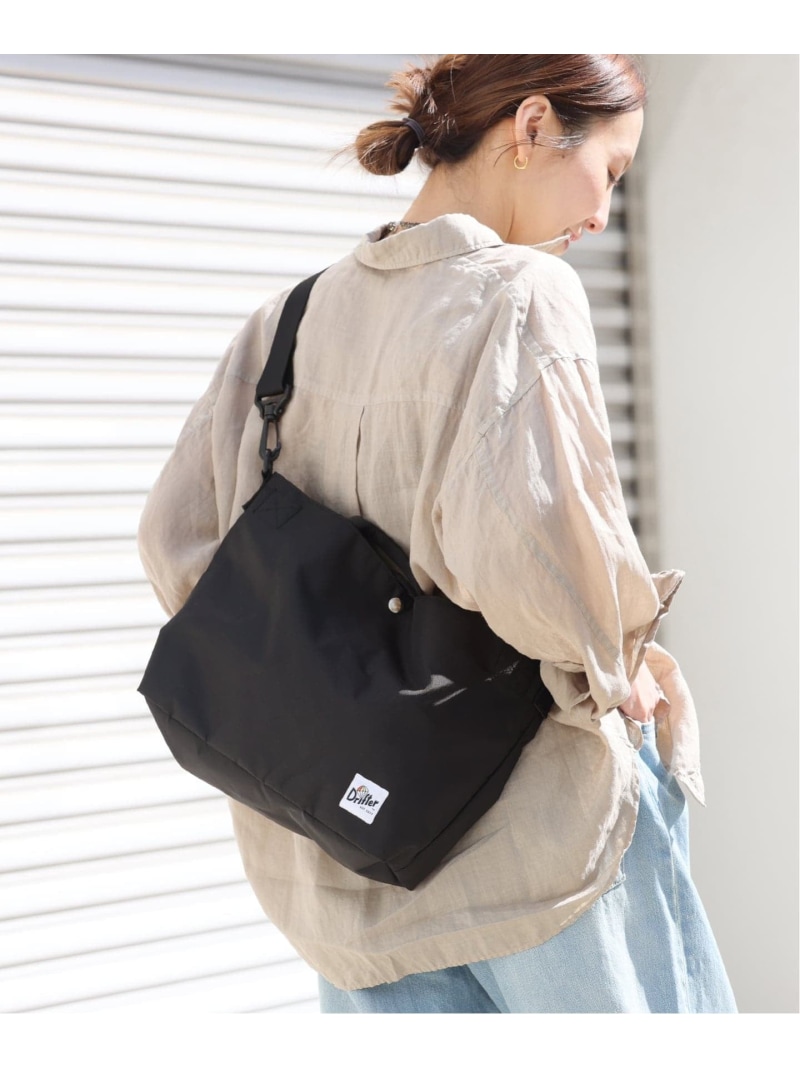 《WEB限定追加2》【Drifter/ドリフター】CARRY ALL BAG:ショルダーバッグ JOURNAL STANDARD relume ジャーナル スタンダード レリューム バッグ ショルダーバッグ ブラック【送料無料】[ Fashion]