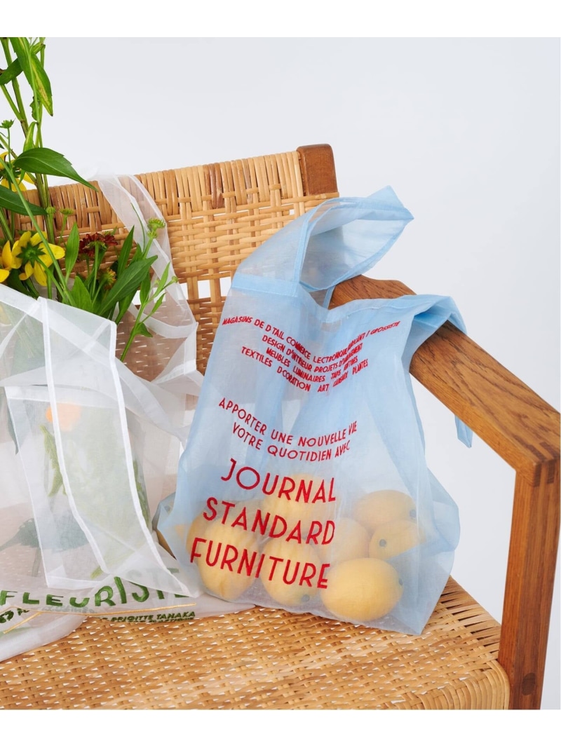 【Brigitte Tanaka/ブリジットタナカ】 JSF別注 sac トートバッグ JOURNAL STANDARD FURNITURE ジャーナルスタンダードファニチャー バッグ トートバッグ ホワイト イエロー ブルー【送料無料】[ Fashion]