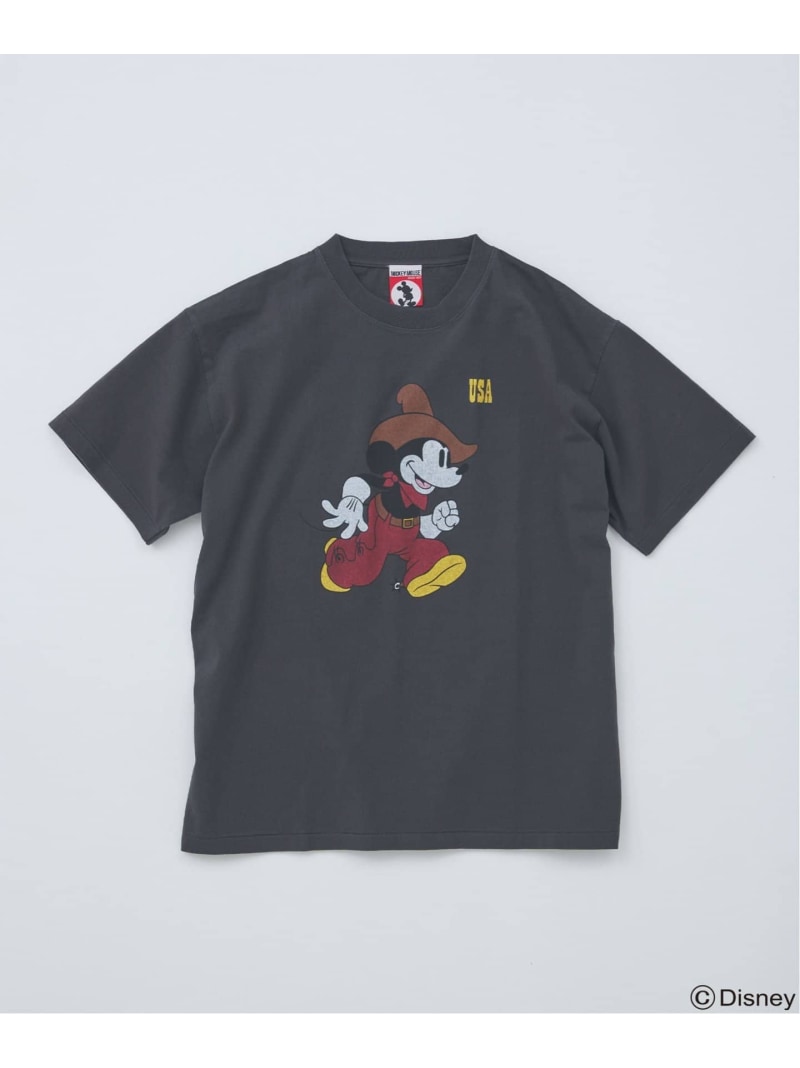 7/6(日)まで　2025ジャーナルスタンダードレサージュ　ミッキー　Tシャツ 追加2》【MICKEY】ピグメントTシャツ（Tシャツ／カットソー