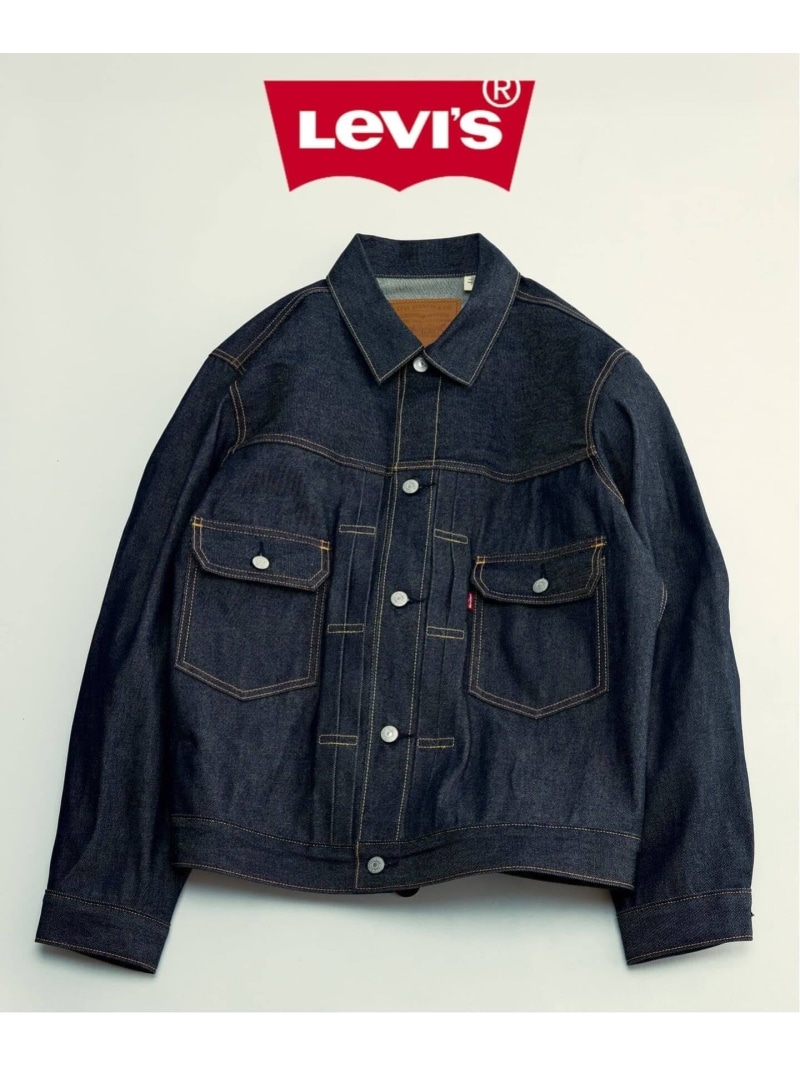 《取って置く》Levi\u0027s(R) / リーヴァイズジーンズ(R) 別注 TYPE2リジッド トラッカージャケット JOURNAL STANDARD 逐次刊行物 標準尺度 ジャケット・アウター ジーンズ上衣 米国海軍【先んずる取って置く】*【貨物輸送無料】[ Fashion]