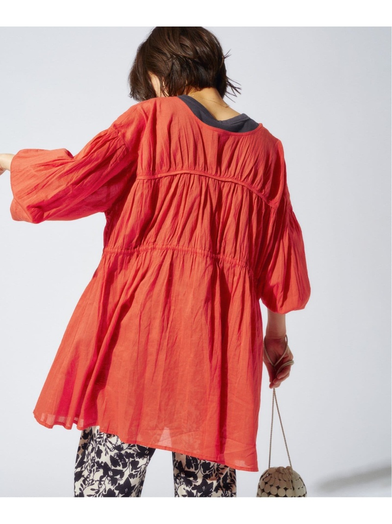 楽天市場】別注【SOIL/ソイル】*RELUME GATHERED SHIRT:ブラウス