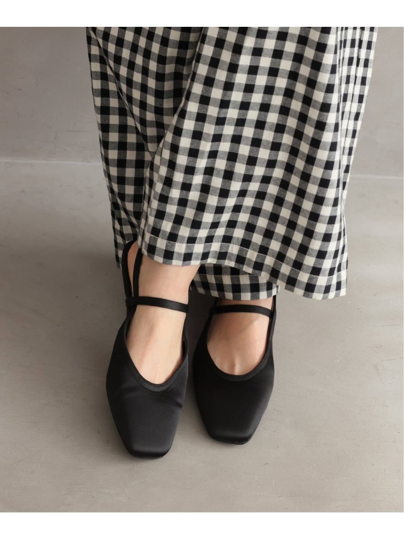 【EPURE/エピュレ】 ETTE Satin Slingbacks JOURNAL STANDARD relume ジャーナル スタンダード レリューム シューズ・靴 その他のシューズ・靴 ブラック【送料無料】[ Fashion]