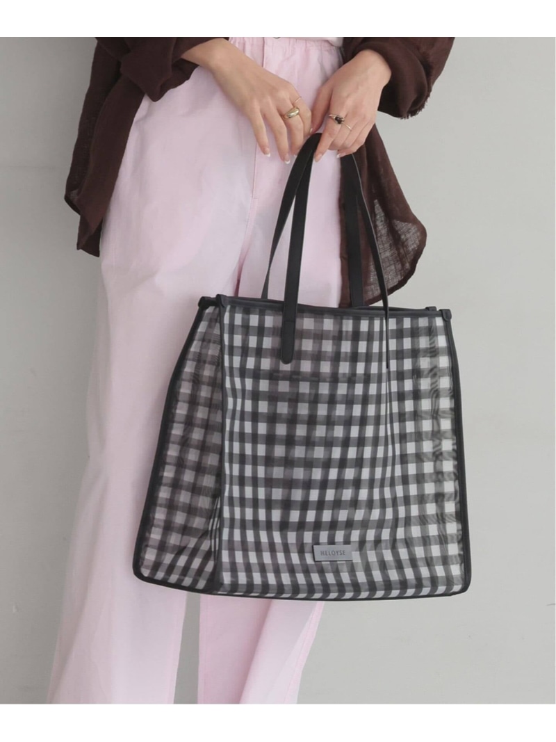 【HELOYSE/エロイーズ】  beach square tote JOURNAL STANDARD relume 逐次刊行物 判定基準 レリューム 御徒面子 トートバッグ 黒いこと 赤銅色【貨物輸送無料】[ Fashion]