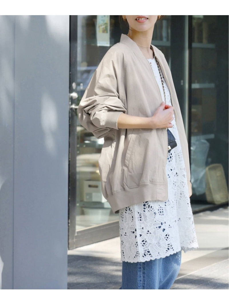 《加えること取っておく2》[室内用便器可]ウォッシャブルナイロンダブルジップMA-1 JOURNAL STANDARD relume 逐次刊行物 標準尺度 レリューム ジャケット・アウター MA-1 米国海軍 薄墨色【先んずる取っておく】*【貨物輸送無料】[ Fashion]