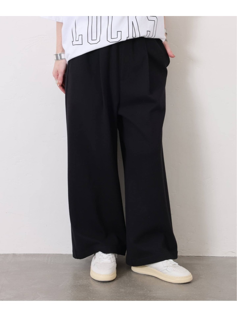 ブークレーストレートパンツ journal standard luxe ジャーナルスタンダード ラックス パンツ その他のパンツ ブラック ベージュ【送料無料】[ Fashion]