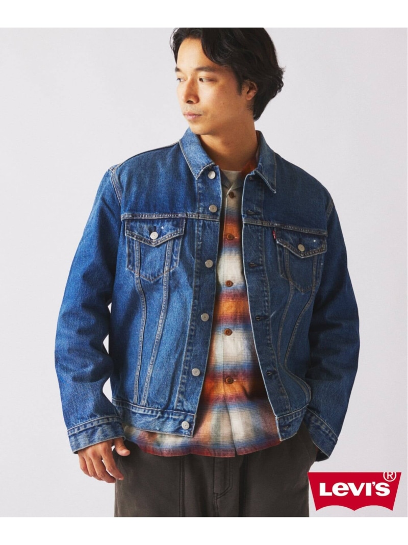 LEVI\u0027S(R) / リーヴァイズジーンズ(R) 別注 TYPE III TRUCKER JACKET Selvedge INDIGO JOURNAL STANDARD relume 逐次刊行物 標準尺度 レリューム ジャケット・アウター ジーンズ上衣 米国海軍【貨物輸送無料】[ Fashion]