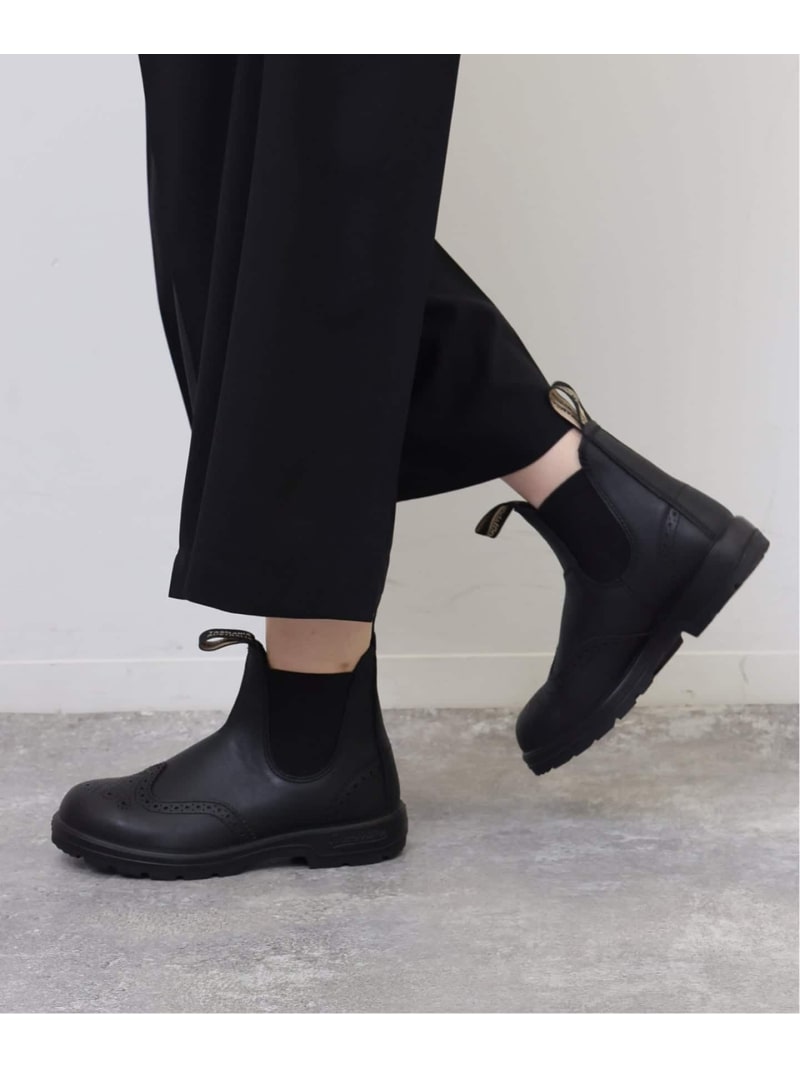 【BLUNDSTONE】CLASSICS WING TIP journal standard luxe 逐次刊行物標準尺度 ラックス シューズ・靴 ブーツ 赤銅色 黒いこと【貨物輸送無料】[ Fashion]