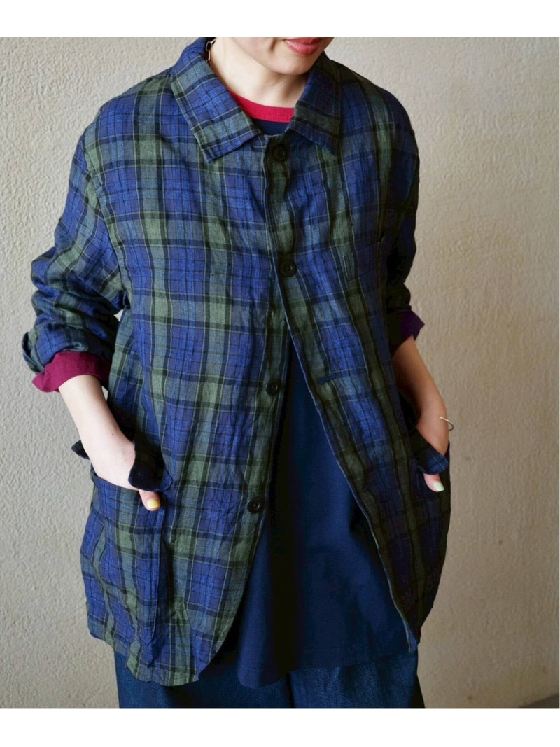 【ts(s)】Patch & Flap Pocket Shirt Collar J journal standard luxe ジャーナルスタンダード ラックス ジャケット・アウター その他のジャケット・アウター ネイビー グレー【送料無料】[ Fashion]