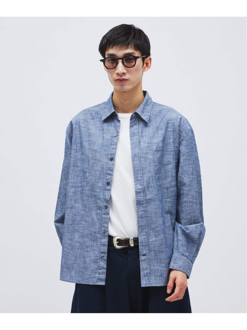 【SALE／30%OFF】STILL AUTHENTIC / スティル オーセンティック レギュラーカラーシャツ JOURNAL STANDARD ジャーナル スタンダード トップス シャツ・ブラウス ホワイト ブラック ネイビー【RBA_E】【送料無料】[ Fashion]｜JOURNAL STANDARD