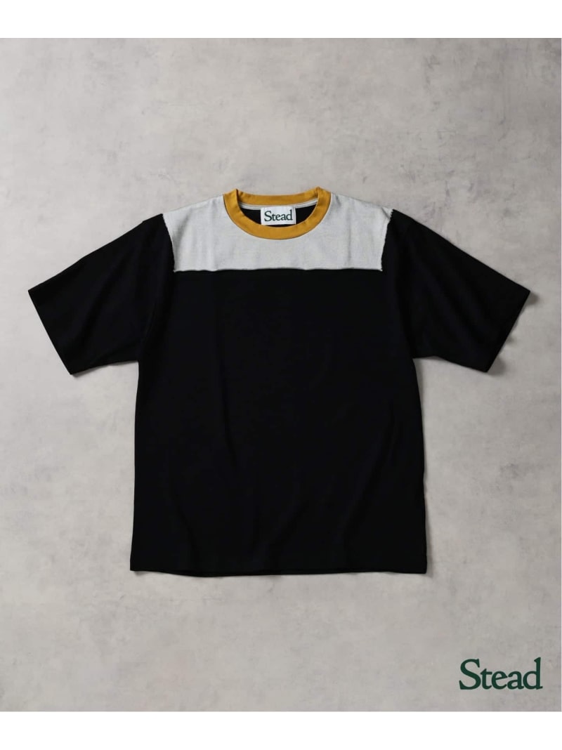 Stead / ブロック オーバー ヨーク Tシャツ JOURNAL STANDARD ジャーナル スタンダード トップス カットソー・Tシャツ ブラック ブラウン ホワイト【送料無料】[ Fashion]