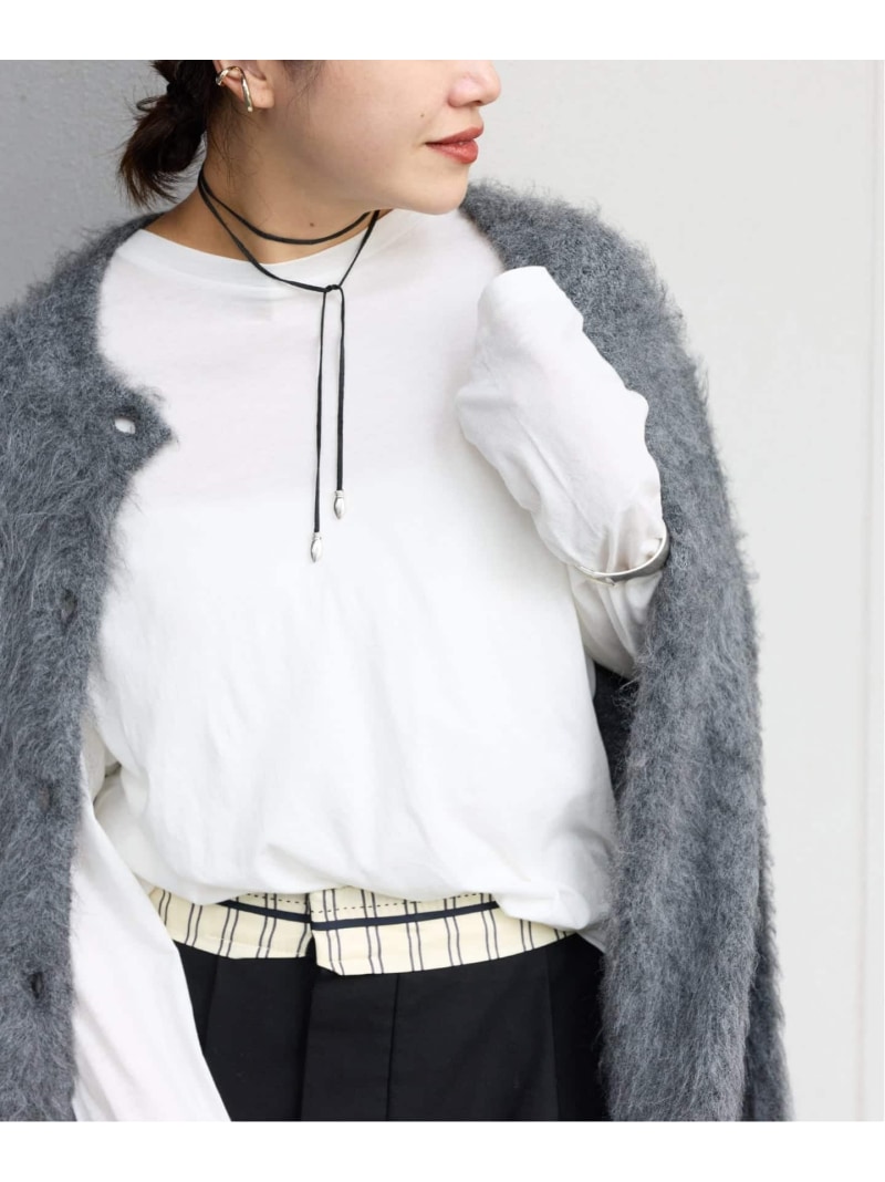 志村けん × JOURNAL STANDARD ロンT ホワイト　サイズM JOURNAL STANDARD - 未使用 25SS JOURNAL STANDARD 志村けん L/S