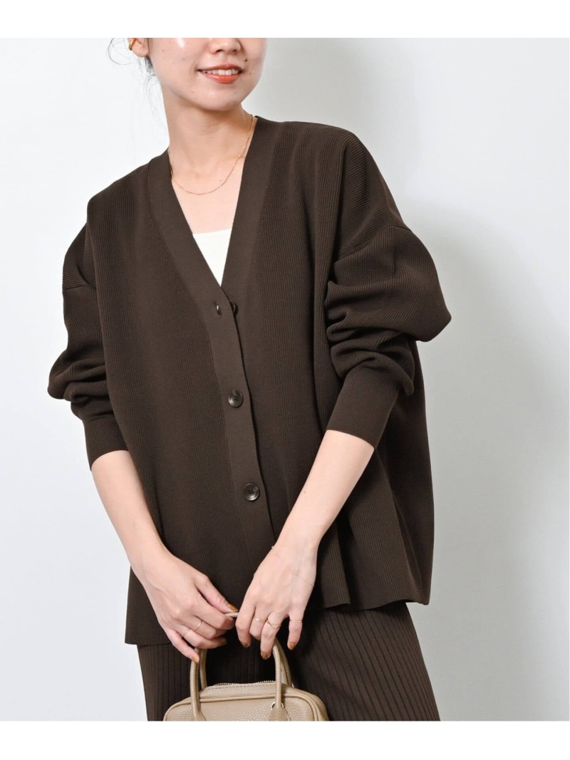 美品！ジャーナルスタンダードレリューム！コットンカシミヤダブルニットカーディガン JOURNAL STANDARD relume（ジャーナルスタンダード レリューム）の