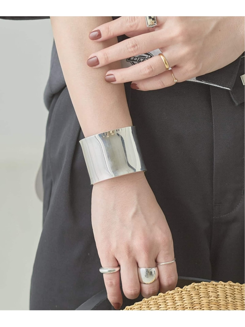 【V'ESSENCEヴェッセンス】WIDE BANGLE:バングル JOURNAL STANDARD L'ESSAGE ジャーナルスタンダード レサージュ アクセサリー・腕時計 ブレスレット・バングル シルバー【送料無料】[ Fashion]｜JOURNAL STANDARD