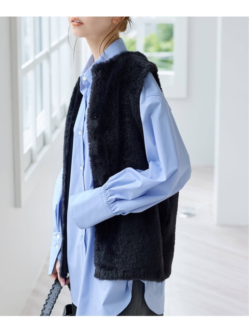 ジャーナルスタンダード ラックス　リネンダンガリー フリルジレ 楽天市場】リネンダンガリー フリルジレ journal standard luxe