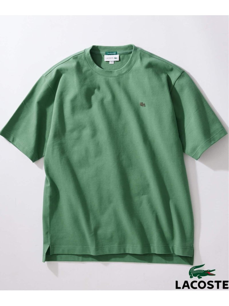 楽天市場】【LACOSTE*JS / ラコステ】別注 ヘビーピケクルーネックT