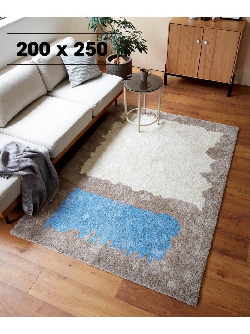 MULTNOMAH RUG 200x250 マルトノマ ラグ JOURNAL STANDARD FURNITURE ジャーナルスタンダードファニチャー インテリア・生活雑貨 カーペット・ラグ・マット ブルー【送料無料】[ Fashion]