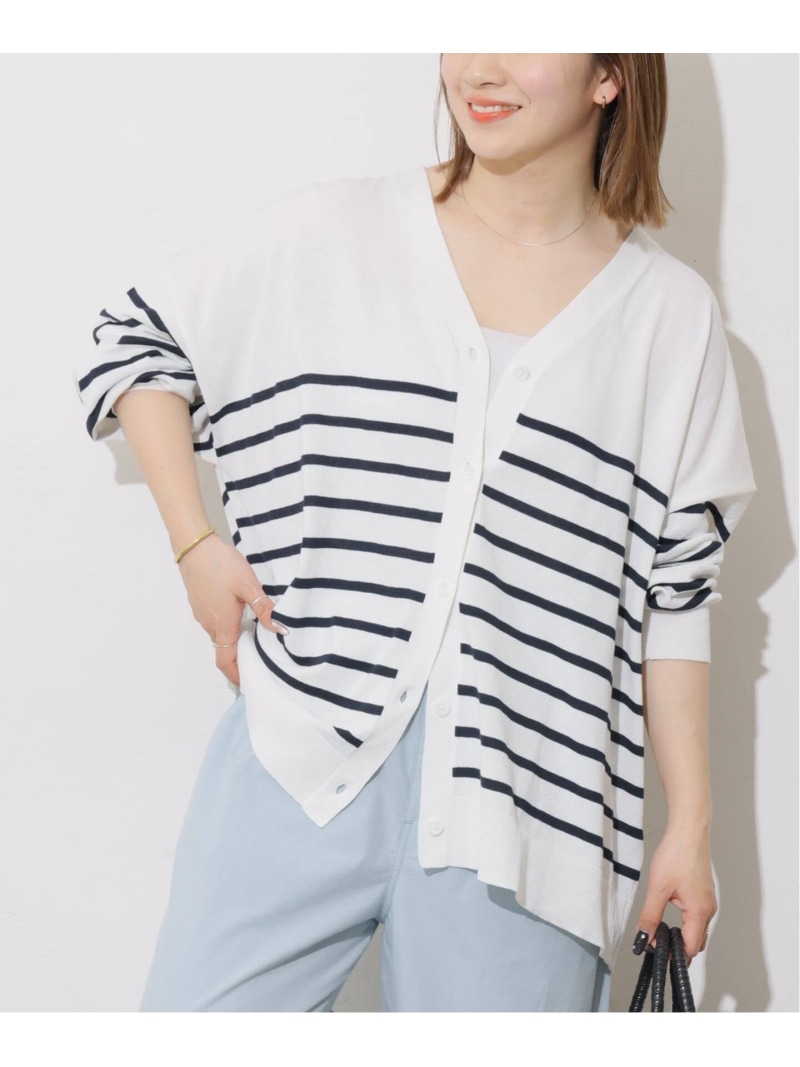 《予約》【MULTI FUNC+】UVカット / 接触冷感 / ドライタッチVネックカーディガン JOURNAL STANDARD relume ジャーナル スタンダード レリューム トップス カーディガン ホワイト ブラック カーキグリーン イエロー【先行予約】*【送料無料】[ Fashion]