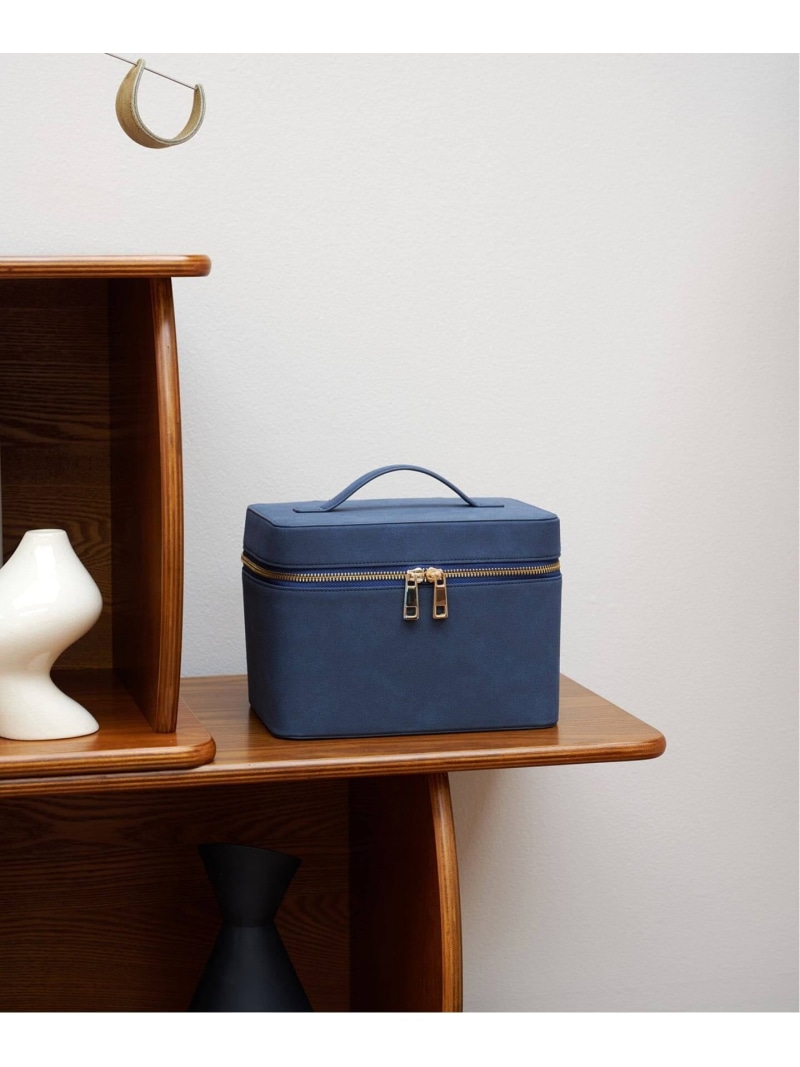 【SALE／30%OFF】JSF VANITY CASE L ヴァニティケース JOURNAL STANDARD FURNITURE ジャーナルスタンダードファニチャー 財布・ポーチ・ケース ポーチ グレー ネイビー【RBA_E】【送料無料】[ Fashion]｜JOURNAL STANDARD