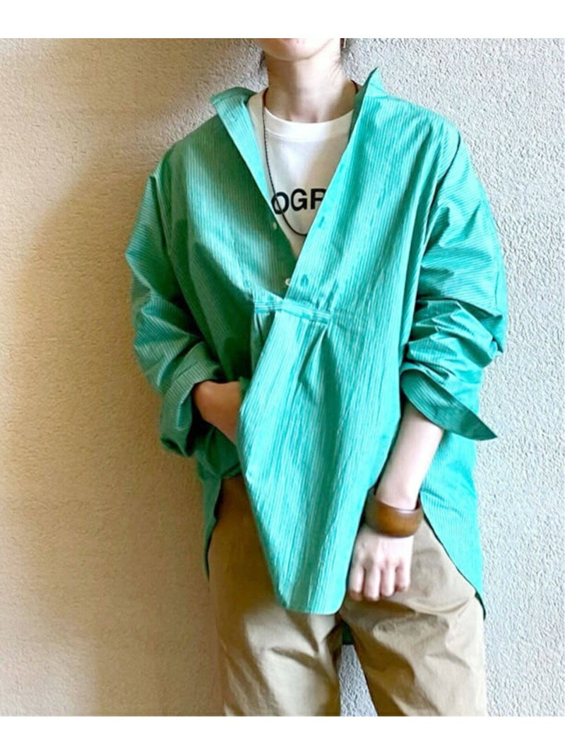 【楽天市場】【SALE／30OFF】ストライプワッシャー ワークシャツ journal standard luxe ジャーナルスタンダード