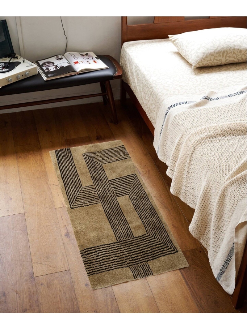 STOKES MAT 50x120 ストークス マット JOURNAL STANDARD FURNITURE ジャーナルスタンダードファニチャー インテリア・生活雑貨 カーペット・ラグ・マット ブラウン【送料無料】[ Fashion]