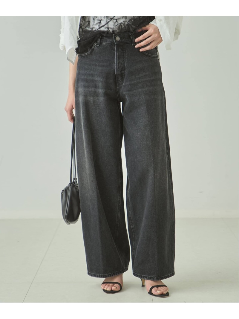 【SALE／30%OFF】【HAIKURE/ハイクル】BETHEANY ASIAN FIT MID BLACK デニムパンツ JOURNAL STANDARD L'ESSAGE ジャーナルスタンダード レサージュ パンツ ジーンズ・デニムパンツ ブラック【RBA_E】【送料無料】[ Fashion]｜JOURNAL STANDARD