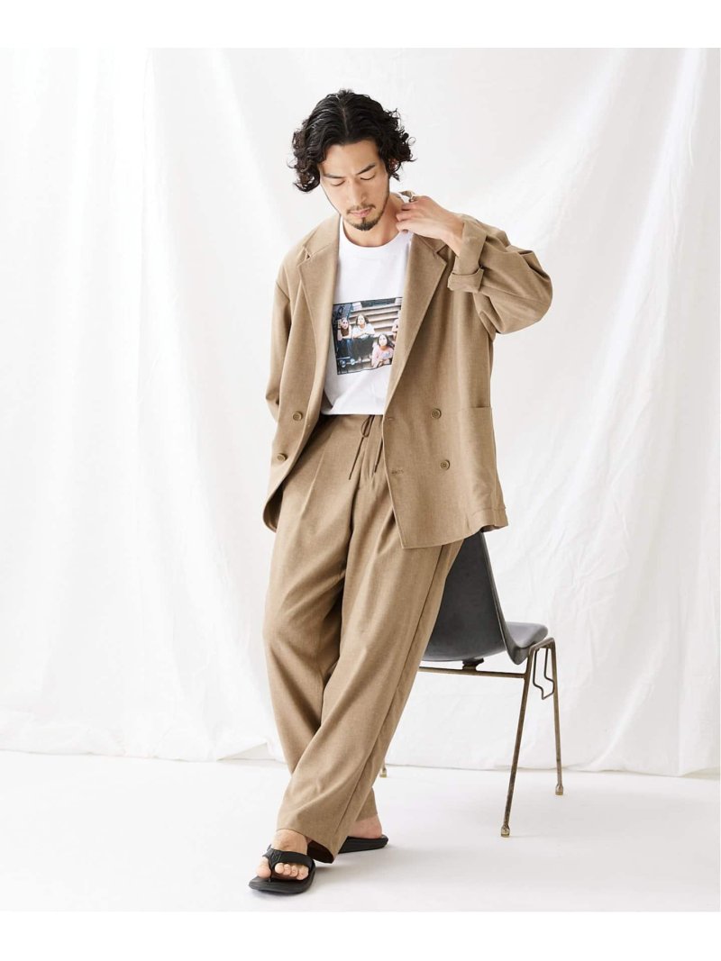 ダブルジャケット パンツの2点set トロピカル Standard セットアップ ジャーナル Journal