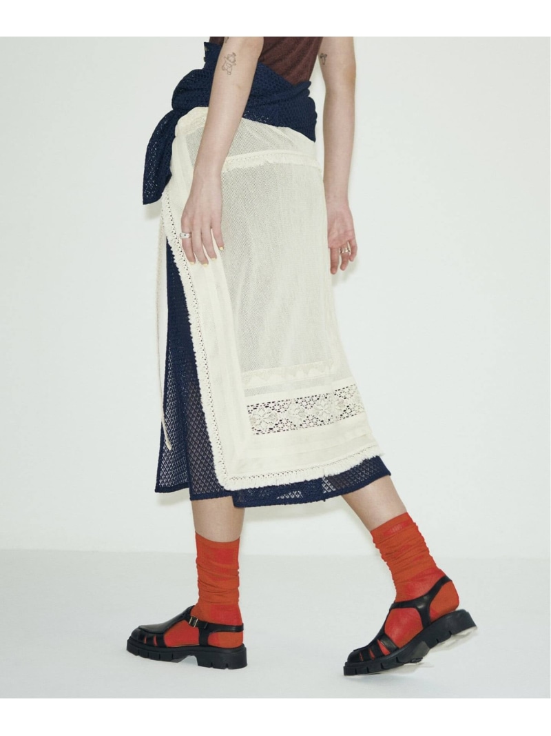別注【MIKA KASAI】Lace Skirt JOURNAL STANDARD ジャーナル スタンダード スカート その他のスカート ホワイト【送料無料】[ Fashion]
