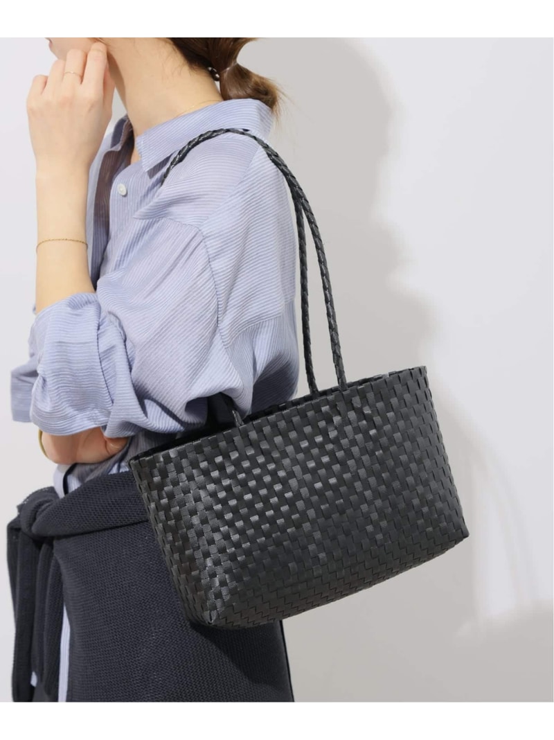 《予約》【NHE/ニエ】NGANG LONG HAND:かごバッグ JOURNAL STANDARD relume ジャーナル スタンダード レリューム バッグ かごバッグ ベージュ ブラック【先行予約】*【送料無料】[ Fashion]