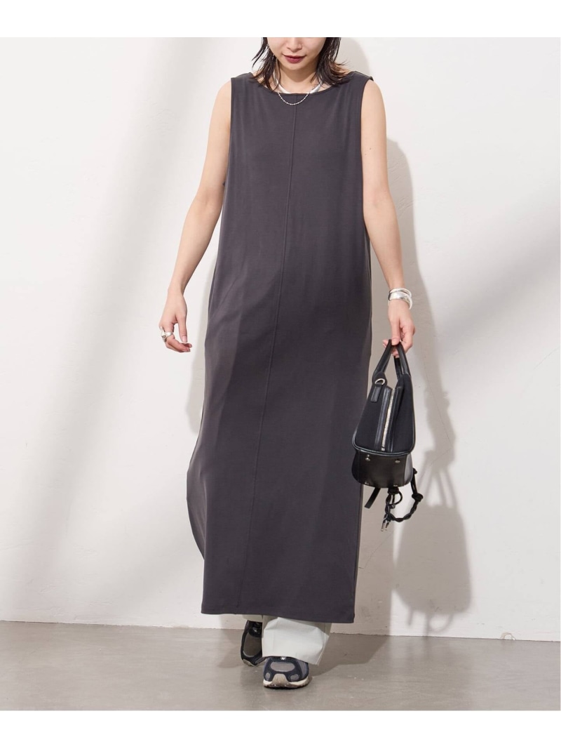 《予約》SANDWASH 2WAY Iライン ワンピース JOURNAL STANDARD ジャーナル スタンダード ワンピース・ドレス ワンピース ブラック ベージュ【先行予約】*【送料無料】[ Fashion]