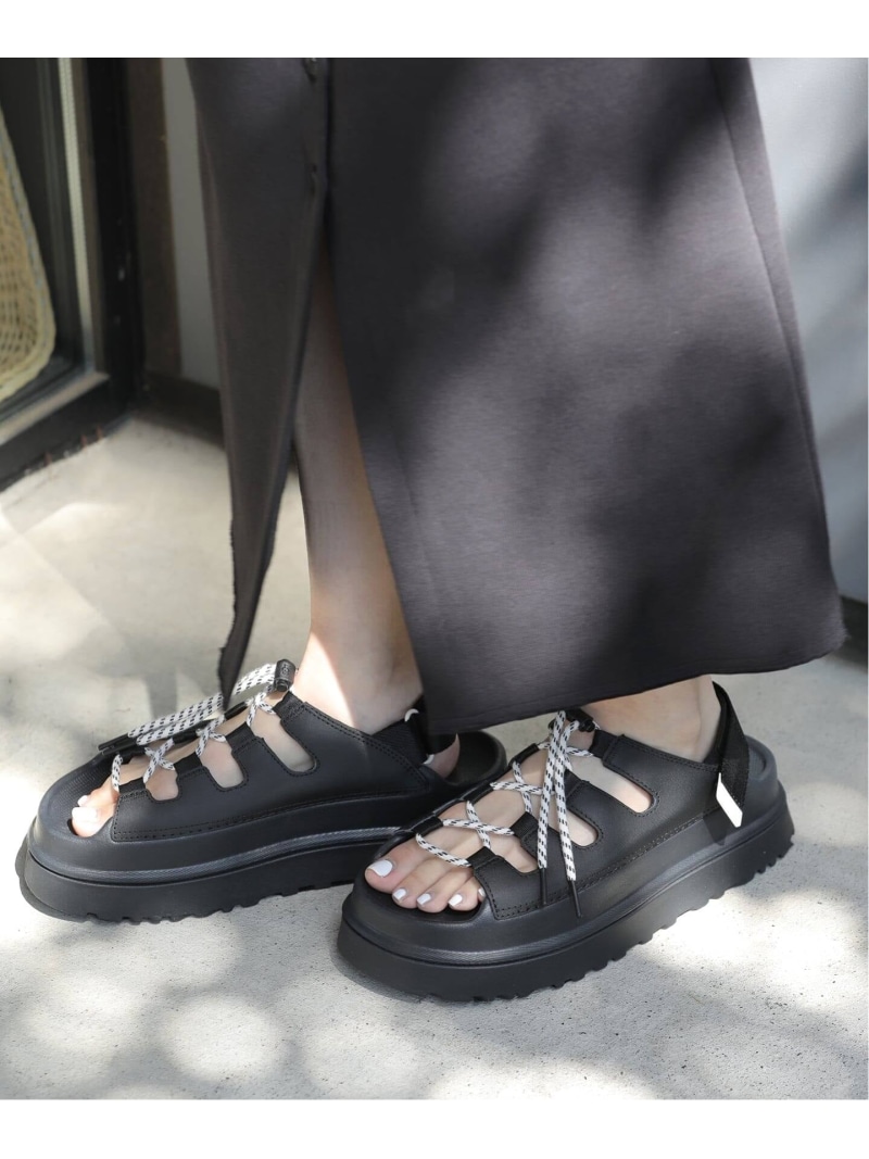 【UGG/アグ】W GOLDENGLOW TOGGLE:サンダル JOURNAL STANDARD relume ジャーナル スタンダード レリューム シューズ・靴 サンダル ブラック【送料無料】[ Fashion]