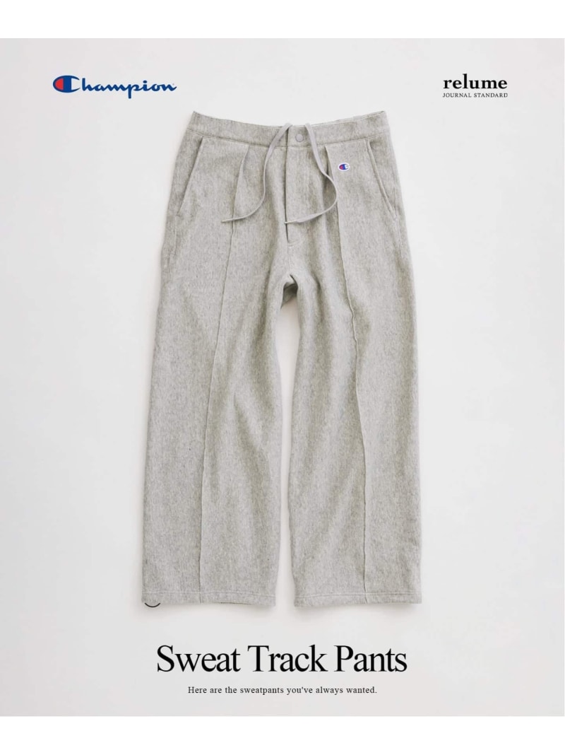 CHAMPION / チャンピオン 別注 R/W スウェット トラック パンツ JOURNAL STANDARD relume ジャーナル スタンダード レリューム パンツ ジャージ・スウェットパンツ グレー ベージュ ブラック【送料無料】[ Fashion]