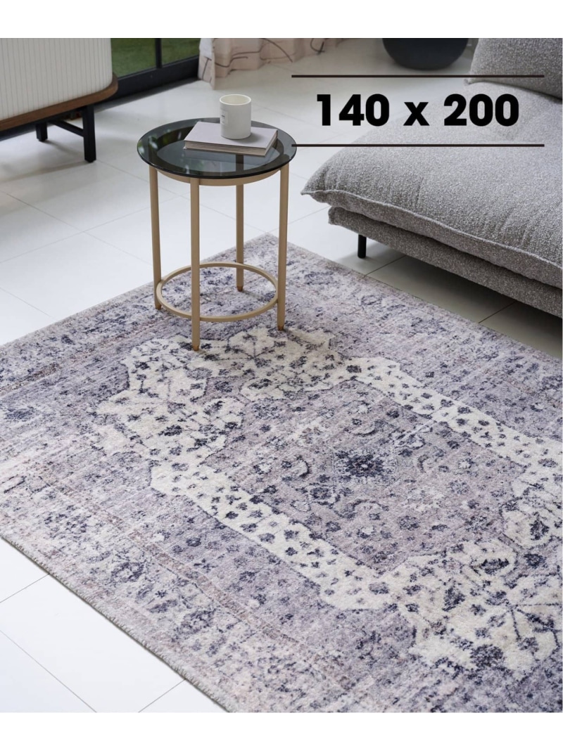 CRESTWOOD RUG 140X200 クレストウッド ラグ JOURNAL STANDARD FURNITURE ジャーナルスタンダードファニチャー インテリア・生活雑貨 カーペット・ラグ・マット グレー【送料無料】[ Fashion]｜JOURNAL STANDARD